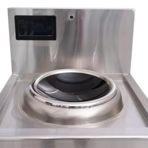 Bếp xào từ đơn mặt lõm, chảo rời 8kw