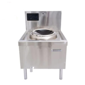 Bếp xào từ đơn mặt lõm, chảo rời 8kw